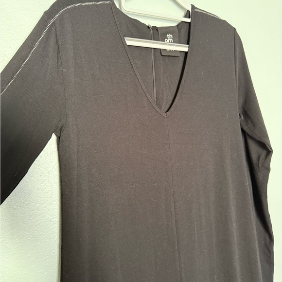 Thom Krom long sleeve jumpsuit in black minimalist attire comfort - Picture 7 of 9